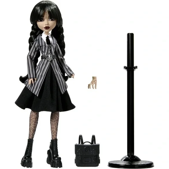 Monster High X Wednesday Adams Family Fashion Doll NEW - Picture 2 of 13